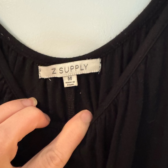 Z Supply Flared Black Jumpsuit - Picture 4 of 4